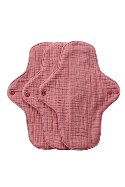 Økologisk stofbinds startpakke fra Women's place - dusty rose - 3 stk