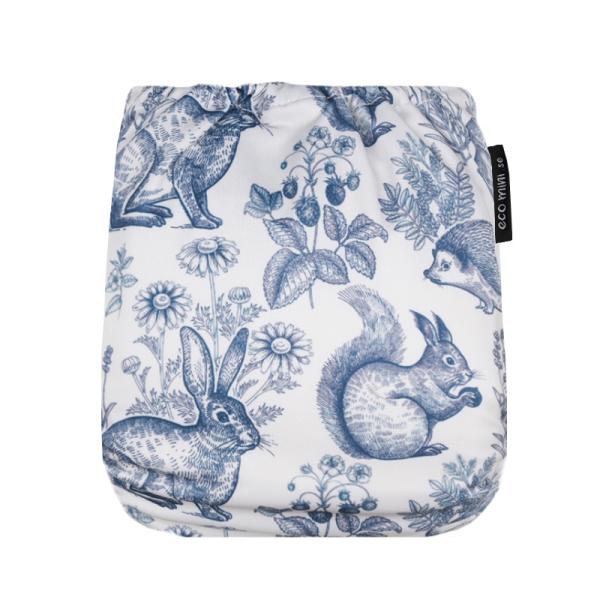 Eco Mini onesize bambus AIO lommeble - whimsey