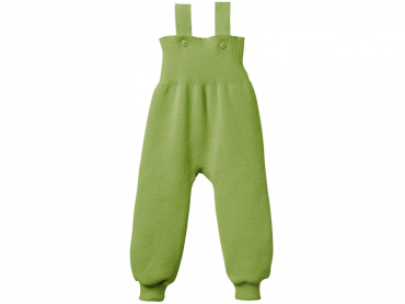 Strikkede overalls - Økologisk merino uld - Grøn