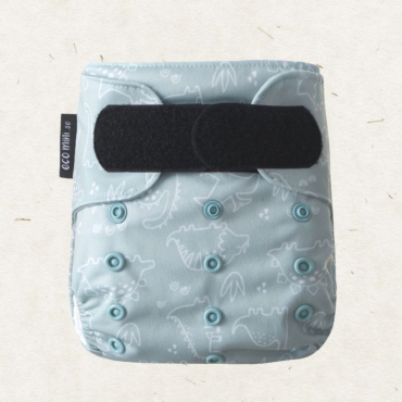Eco Mini onesize lommeble 1.0 - dino - velcro