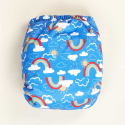 Totsbots PeeNut bamboozle wrap - rainbow skies
