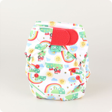 Totsbots PeeNut bamboozle wrap - happy days