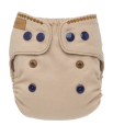 Puppi merino uld cover - newborn - Stay Calm - trykknapper