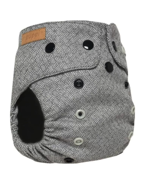 Puppi merino uld cover - onesize SIO - trykknapper - timeless elegance