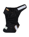 Puppi merino uld cover - onesize PLUS SIO - bee wild - velcro