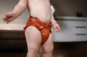 Puppi merino uld cover - onesize PLUS SIO - rusty fox - velcro