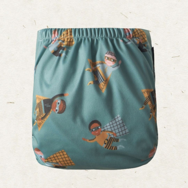 Eco Mini onesize bambus lommeble - super hero