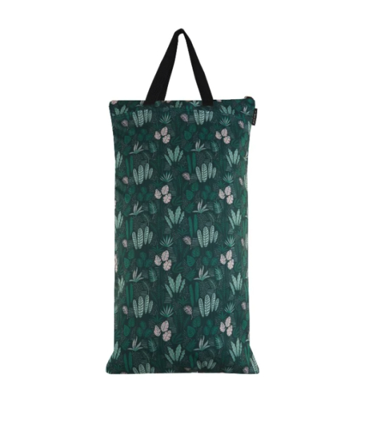 Eco Mini - MONO wetbag med lynlås og strop - it's a jungle