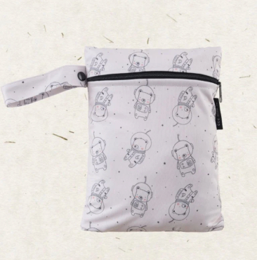 Eco Mini wetbag - small - space teddy