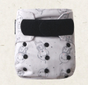 Eco Mini onesize lommeble 1.0 - space teddy - velcro