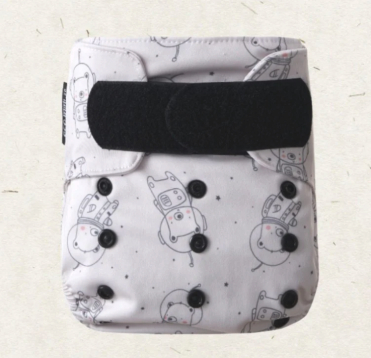 Eco Mini onesize lommeble 1.0 - space teddy - velcro