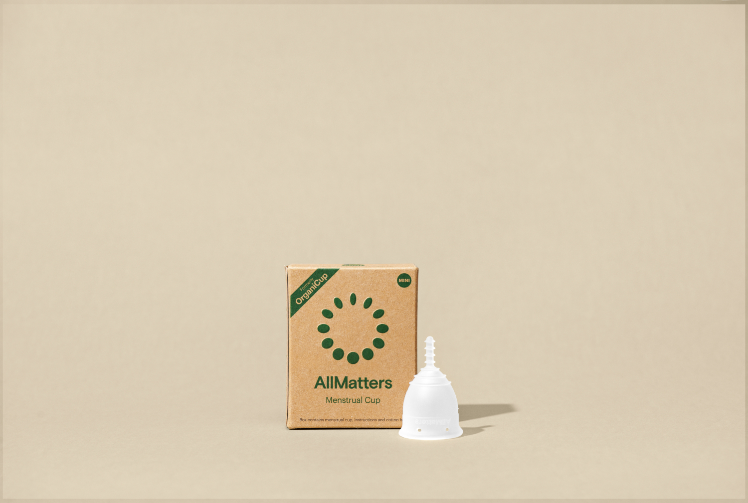Køb menstruationskop - AllMattersCup - 3 størrelser - dages levering