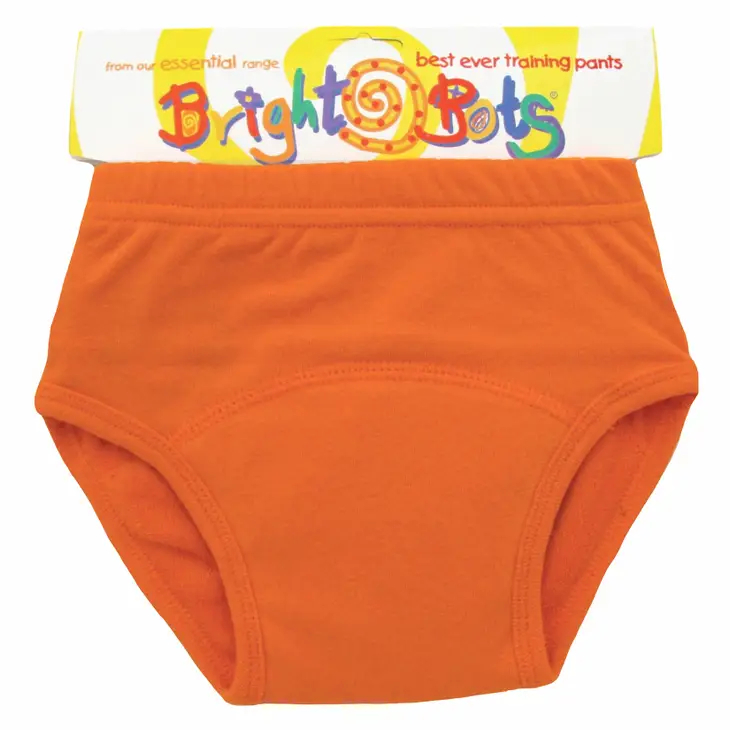 Billede af Bright Bots training pants / vandtætte underbukser - orange - størrelse Small