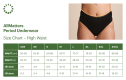 AllMatters menstruationstrusser high waist sizechart