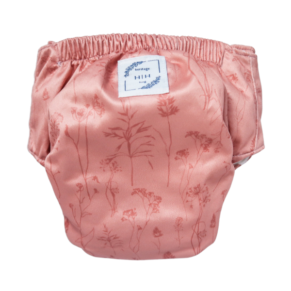 heritage hug double gussets coral herb