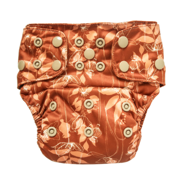 heritage hug double gussets copper poppies