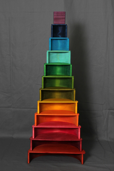 Rosenwood - regnbue plader - multi farvet