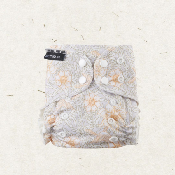 Eco Mini newborn bambus AIO - lace