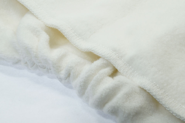 Blümchen - onesize - økologisk bomuld formsyet SLIM - velcro