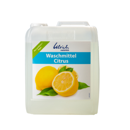 Se Ulrich Natürlich vaskemiddel med citrus - 5 l - økologisk hos Ko og Ko