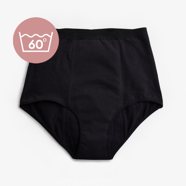 Imse Vimse - high waist - kraftigt flow - menstruationstrusse - sort