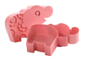 BLAFRE - madkasse m/2 rum - elefant – rosa