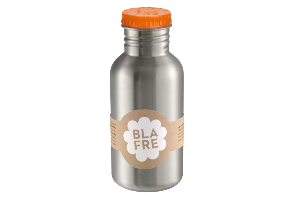 Billede af BLAFRE drikkedunk i rustfrit stål - 500 ml - orange