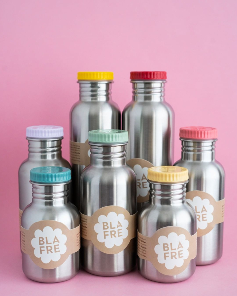 BLAFRE stålflaske - 500 ml - grå