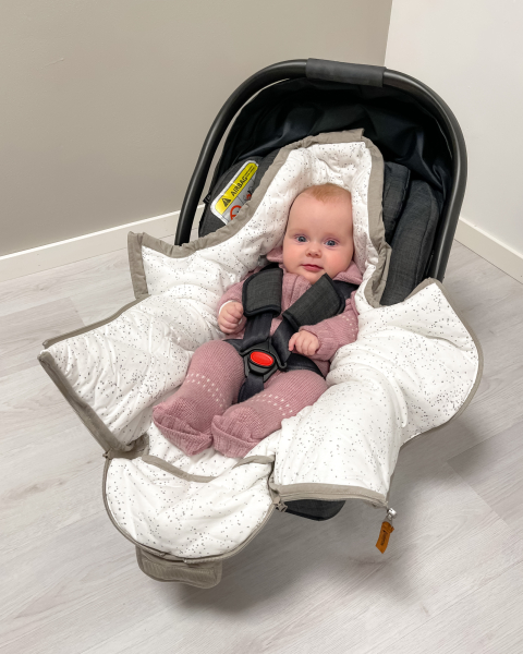 Easygrow kørepose - lyng - light grey