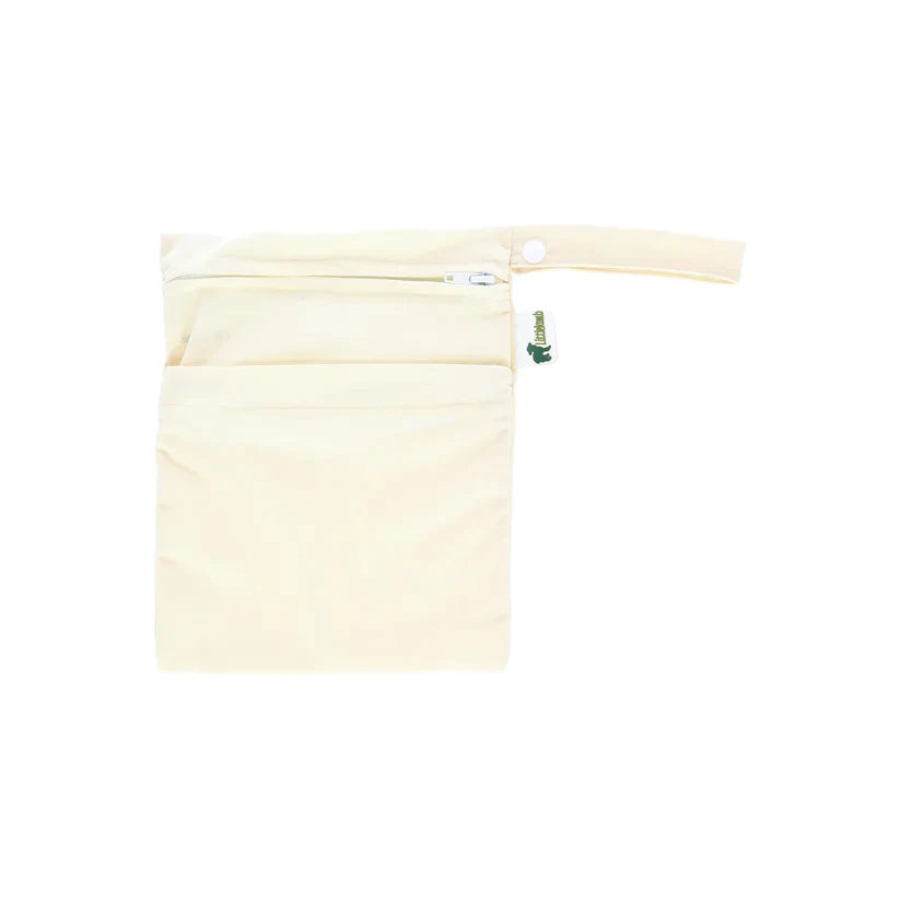 Billede af Little Lamb wetbag small med 2 rum - cream