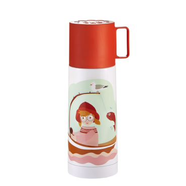 BLAFRE termoflaske 350 ml - kyst - rød