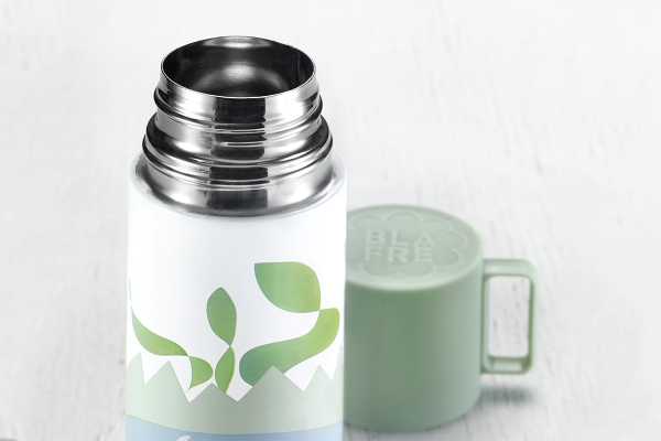 BLAFRE termoflaske 350 ml - polar - lys blå