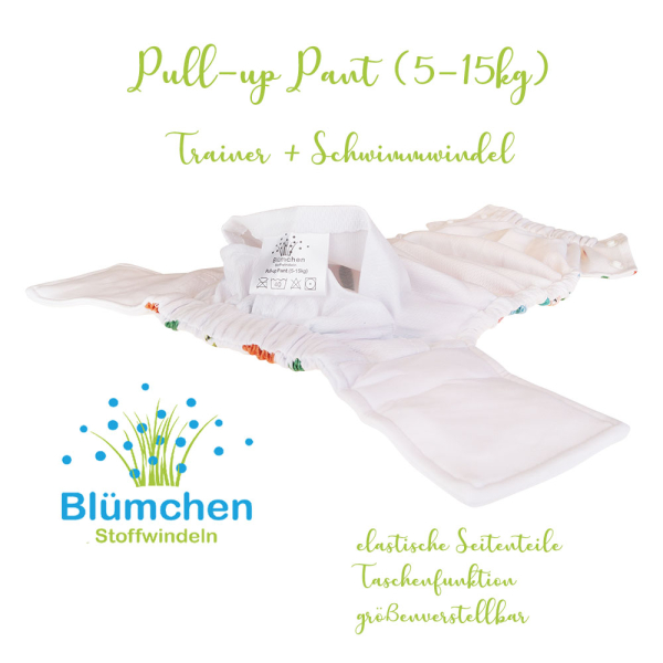 Blümchen - pull up badeble / training pants - marine