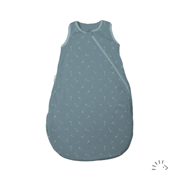 Iobio sovepose til nyfødt i økologisk bomuld - vintage blue dandelion