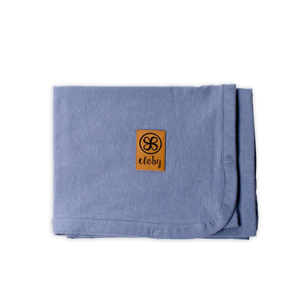 Se Cloby UV-tæppe med UPF 50+ - dusty blue hos Ko og Ko
