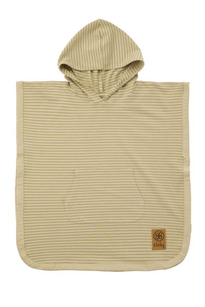 Cloby UV-poncho - sandy beach/olive greeen