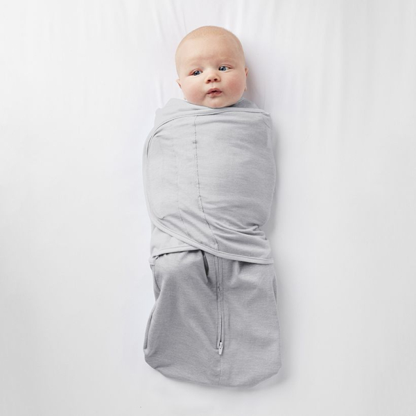 BreathableBaby 3-i 1-svøb – grey heather