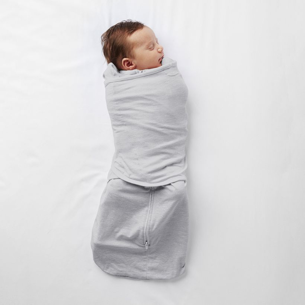 BreathableBaby 3-i 1-svøb – grey heather