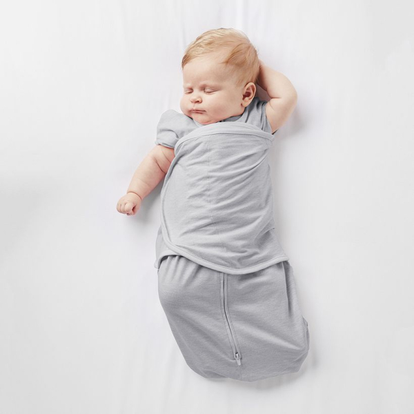 BreathableBaby 3-i 1-svøb – grey heather