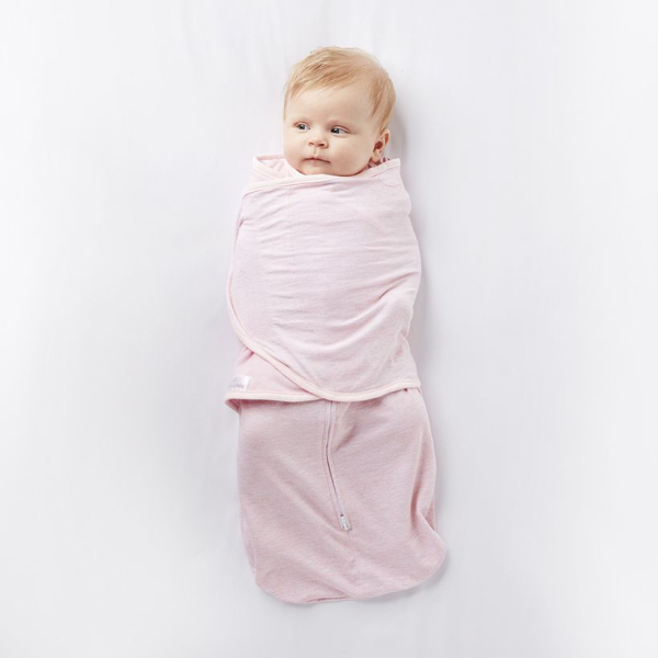 BreathableBaby 3-i 1-svøb – pink heather