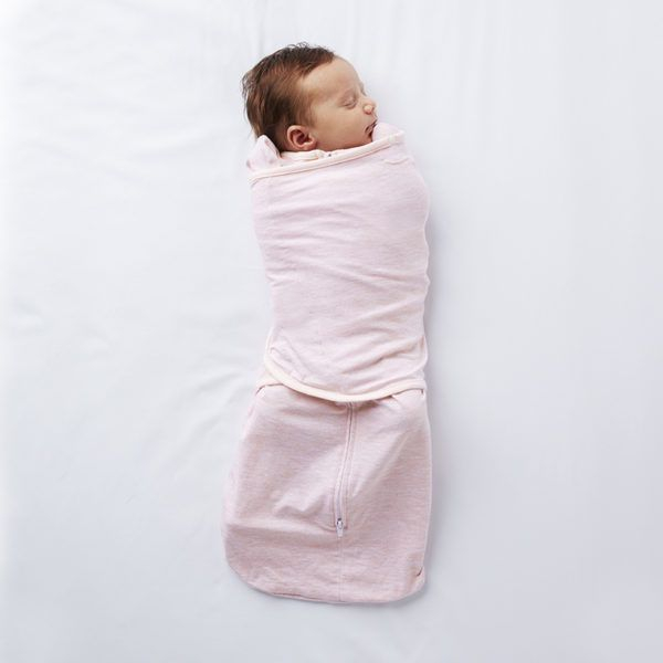 BreathableBaby 3-i 1-svøb – pink heather