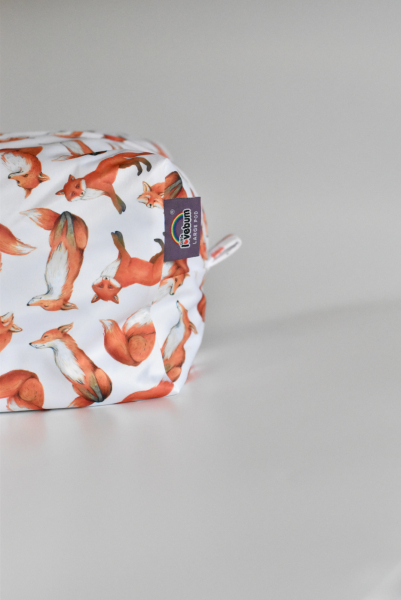 Little Lovebum pod wetbag 17 x 26 cm - clementine