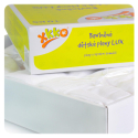XKKO stofbleer - 10 pk - 70x70 cm - økologisk bomuld - hvide