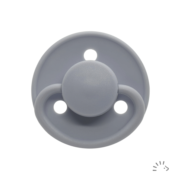 Mininor silikone sut - 2 pk - grey