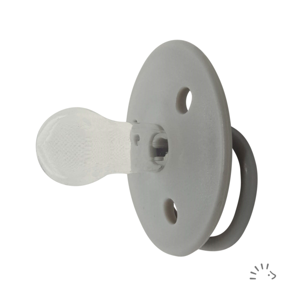 Mininor silikone sut - 2 pk - grey