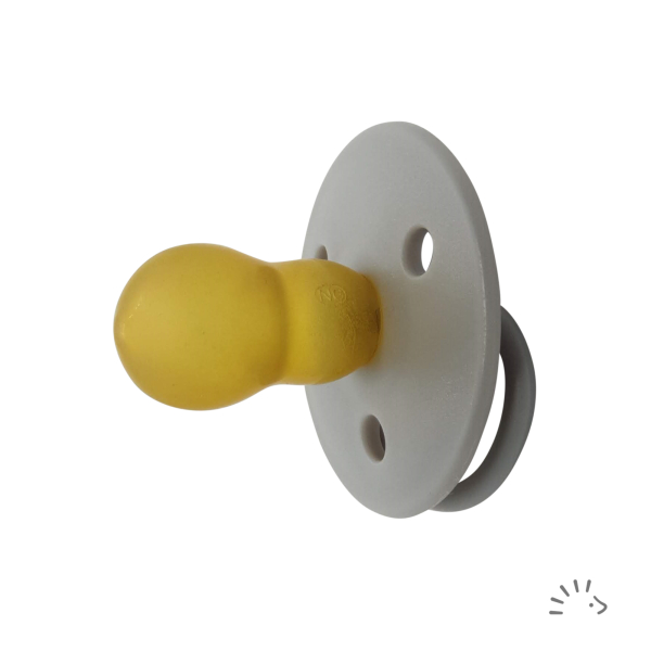 Mininor silikone sut - 2 pk - grey