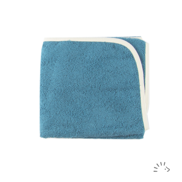 Iobio håndklæde i økologisk bomuld - blå