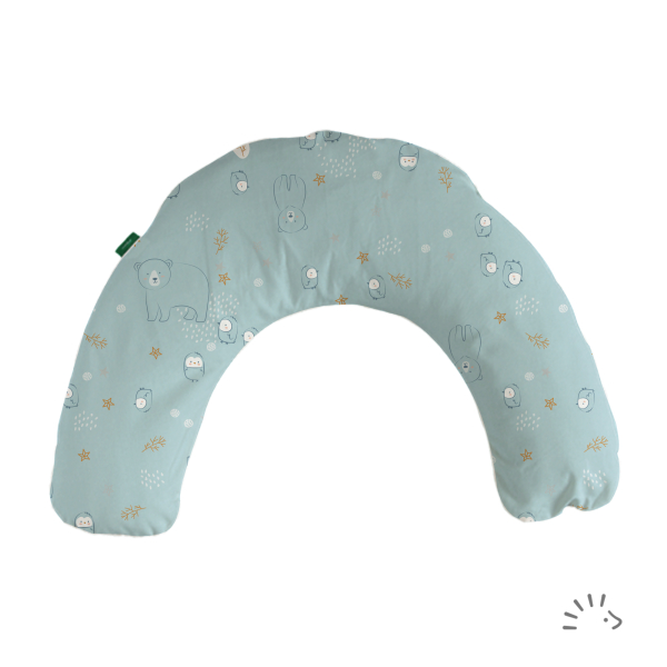 Iobio ammepude banan 170x24 cm med hirseskaller - blue polar