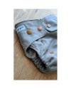 Puppi cover - grey sand - knapper - vælg størrelse