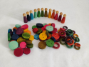 Rosenwood - mønter - 24 styks - multi farvet